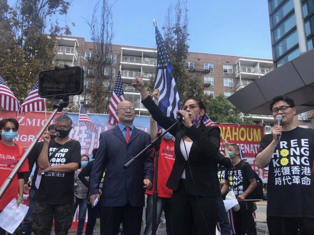 依法灭共游行「打倒共产党」响彻纽约上空 4 image 3